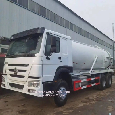 HOWO 10000L Truck dung dịch hút bụi bồn nước thải bồn rửa nước thải bồn hút nước thải