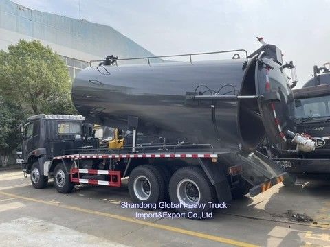 Xe hút chất thải FAW 6X4, bơm áp lực cao, dung tích 20000L, hiệu quả làm sạch cống rãnh