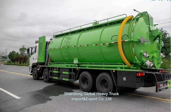 Giá nhà máy 8*4 380hp Xe hút nước thải Dongfeng Chassis 18000L Tank