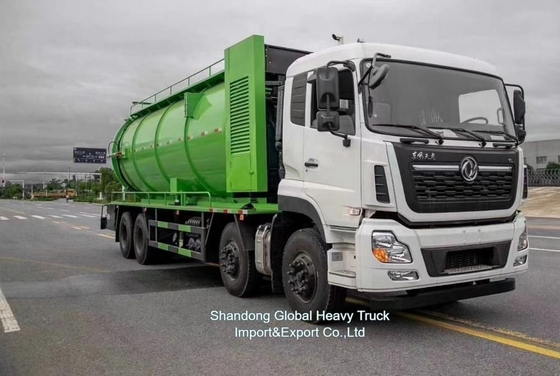 Giá nhà máy 8*4 380hp Xe hút nước thải Dongfeng Chassis 18000L Tank