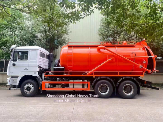 Rhd Shacman F3000 Hydro Excavators kết hợp cống nước cống hút cống + 4000L nước sạch