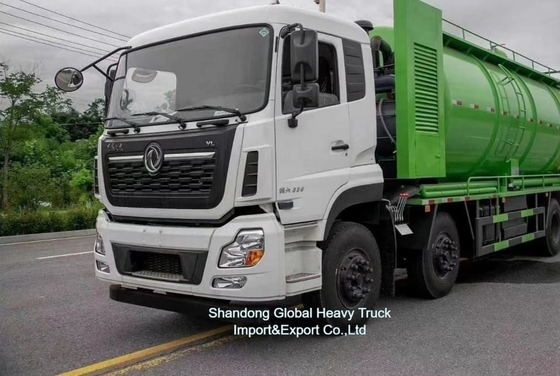 Giá nhà máy 8*4 380hp Xe hút nước thải Dongfeng Chassis 18000L Tank
