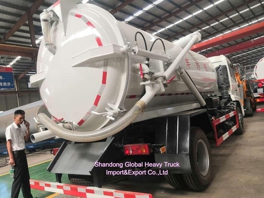 Xe tải hút nước thải HOWO mới 12000 lít xe tải hút bụi kết hợp để bán