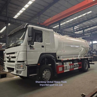 Xe tải hút nước thải HOWO mới 12000 lít xe tải hút bụi kết hợp để bán