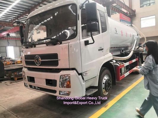 DONGFENG 4 * 2 5000L Truck rác thải chân không với 280 mã lực cho thu gom bùn hiệu quả