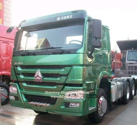Sinotruk sử dụng HOWO 6X4 12wheeler 371HP 375 420HP xe kéo xe tải Prime Mover đầu máy kéo bán
