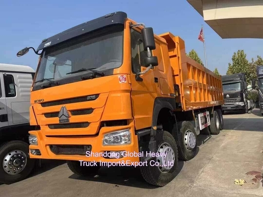 Chất lượng tốt 371HP 375HP 6 * 4 10 bánh xe sử dụng HOWO xe tải đổ rác xe tải cho thị trường châu Phi