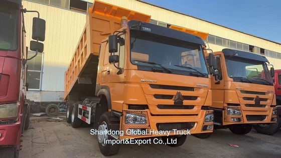 Được sử dụng được cải tạo tay trái lái xe hạng nặng loại 6X4 HOWO xe tải 10 bánh xe tải