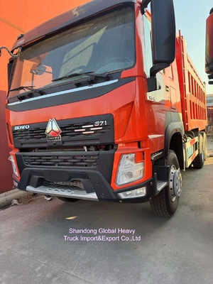 V7 Dump Trucks Sinotruk HOWO 6 4 Ticker Truck 30 Ton Ticker Truck cho Philippines Sẵn sàng vận chuyển