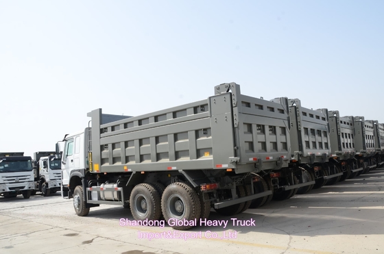 HOWO xe tải cũ Sinotruck 6 * 4 Tiper Dumper giá nhà máy 10 bánh xe