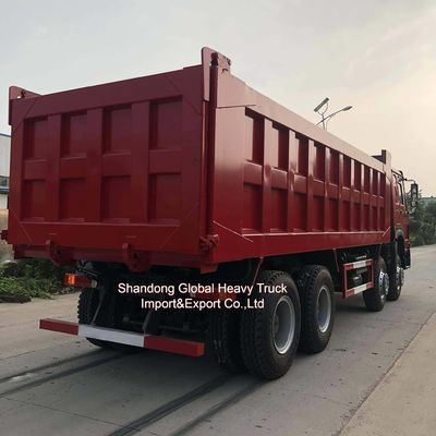 Sinotruk HOWO 380 HP 8 × 4 Dump Truck với Capacity 50t để vận chuyển vật liệu hạng nặng