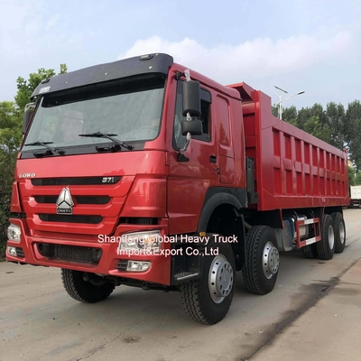 Sinotruk chất lượng cao HOWO xe tải đổ rác sử dụng LHD / Rhd Diesel 400 mã lực 6X4 xe tải đổ rác