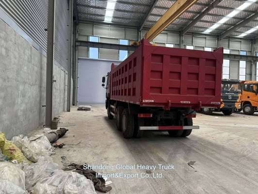 Sinotruk chất lượng cao HOWO xe tải đổ rác sử dụng LHD / Rhd Diesel 400 mã lực 6X4 xe tải đổ rác
