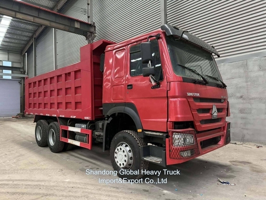 Sinotruk chất lượng cao HOWO xe tải đổ rác sử dụng LHD / Rhd Diesel 400 mã lực 6X4 xe tải đổ rác