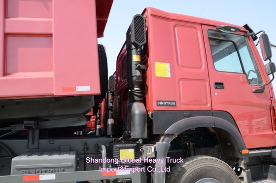 Sinotruk chất lượng cao HOWO xe tải đổ rác sử dụng LHD / Rhd Diesel 400 mã lực 6X4 xe tải đổ rác