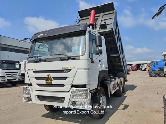 HOWO xe tải cũ Sinotruck 6 * 4 Tiper Dumper giá nhà máy 10 bánh xe