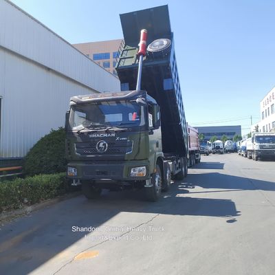Shacman X3000 Dump Truck 8X4 Drive Wheel Heavy Duty Tipper Truck với dung lượng tải 31-40t và động cơ WEICHAI WP12 / WP13