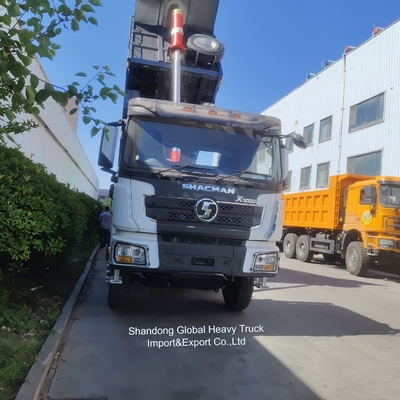 Shacman xe tải đẩy 380HP Dumpper 6 * 4 / 8 * 4 xe tải đẩy F3000 Series 80 / 120tons xe tải đổ rác
