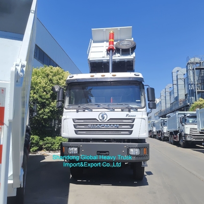 Shacman xe tải đẩy 380HP Dumpper 6 * 4 / 8 * 4 xe tải đẩy F3000 Series 80 / 120tons xe tải đổ rác