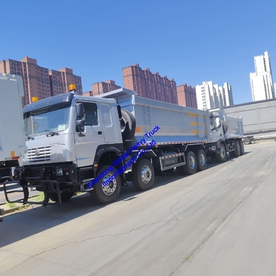 Xe ben HOWO 7 8X4 371HP Tái chế Sinotruk HOWO 371HP 12 Lốp
