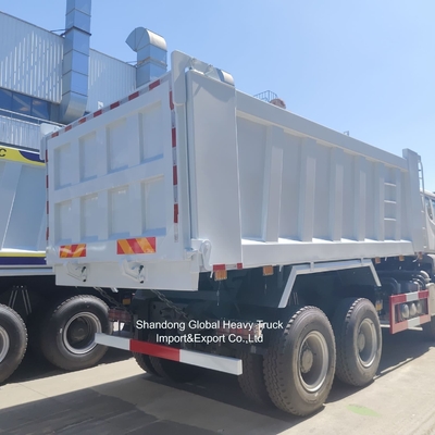 Sinotruk chất lượng cao HOWO xe tải đổ rác sử dụng LHD / Rhd Diesel 400 mã lực 6X4 xe tải đổ rác