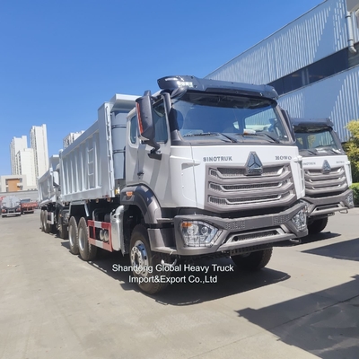 12 bánh Sinotruck 40-60ton HOWO sử dụng 8X4 371HP 375HP 380HP Xe tải diesel tay phải lái xe tải