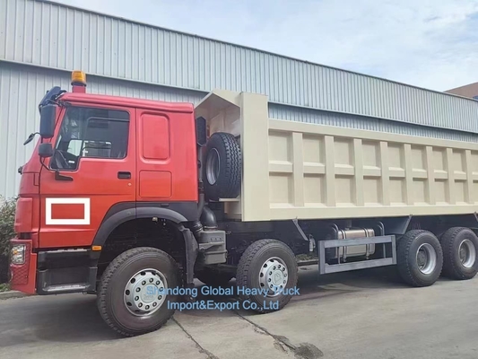 Xe ben HOWO 7 8X4 371HP Tái chế Sinotruk HOWO 371HP 12 Lốp