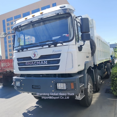 Shacman F3000 Dump Truck Double Bridge 100 tấn King Belt Điều hòa không khí Khóa chống trộm