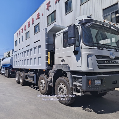 Shacman F3000 Dump Truck Double Bridge 100 tấn King Belt Điều hòa không khí Khóa chống trộm