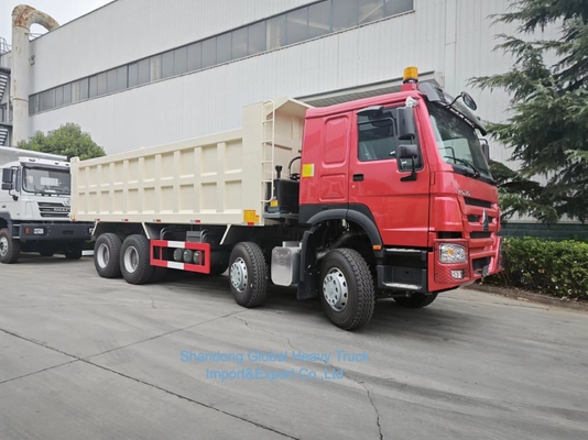 Xe ben HOWO 7 8X4 371HP Tái chế Sinotruk HOWO 371HP 12 Lốp