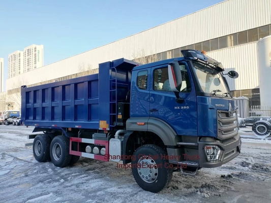 Sinotruk HOWO Nx Tx tay hai 10 bánh xe 371 HP 6X4 xe tải khai thác mỏ