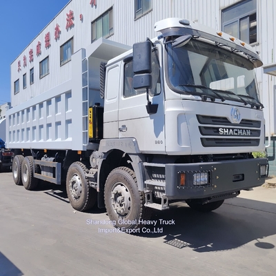 Xe ben hạng nặng Shacman 30m3 thùng dài 8X4 12 bánh, động cơ diesel 400HP, xe ben mới