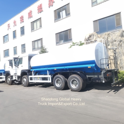 Xe tưới nước HOWO 371HP 6*4 cho sự nghiệp khai thác mỏ, xe bồn nước phun