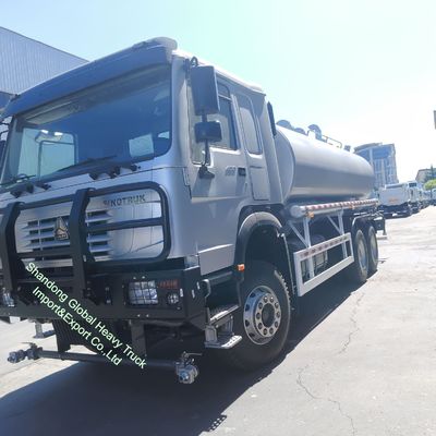 HOWO 6 × 4 Xe tải bể nước 20000 lít Xe tải phun nước với bể chống ăn mòn