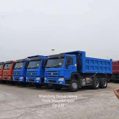Xe ben HOWO đã qua sử dụng màu xanh lam mới, dung tích lớn 35 tấn