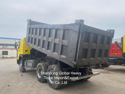 Xe tải HOWO sử dụng 8X4 / 6X4 xe tải đổ rác Sinotruk Tipper 10 bánh xe 50 tấn xe tải sử dụng xe tải đổ rác