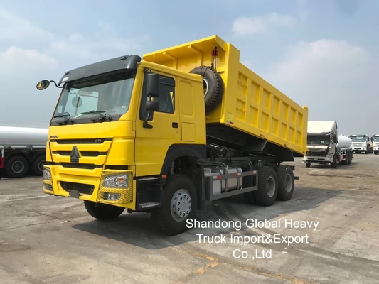 Xe tải HOWO sử dụng 8X4 / 6X4 xe tải đổ rác Sinotruk Tipper 10 bánh xe 50 tấn xe tải sử dụng xe tải đổ rác