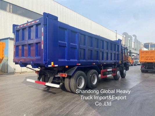 HOWO Xe tải 8X4 / 6X4 Xe tải đổ rác Sinotruk Tipper 12 bánh 50 tấn xe tải xe tải đổ rác sử dụng