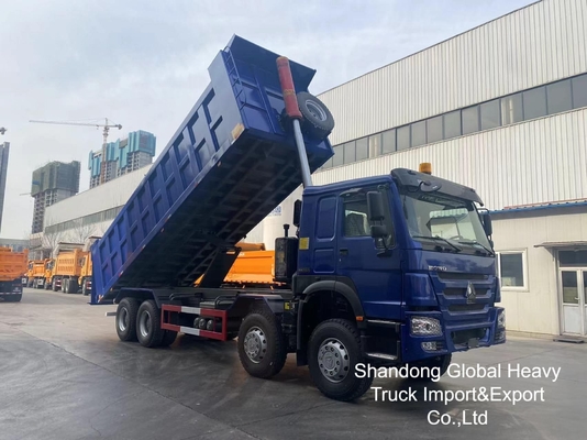HOWO Xe tải 8X4 / 6X4 Xe tải đổ rác Sinotruk Tipper 12 bánh 50 tấn xe tải xe tải đổ rác sử dụng
