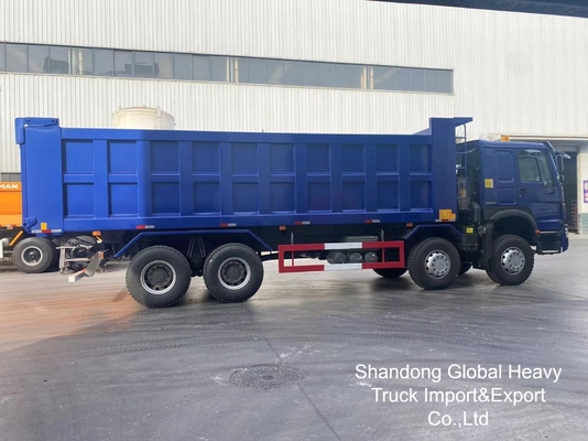 HOWO Xe tải 8X4 / 6X4 Xe tải đổ rác Sinotruk Tipper 12 bánh 50 tấn xe tải xe tải đổ rác sử dụng