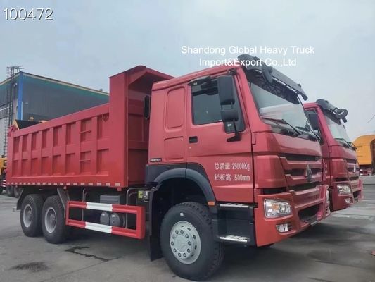 Shacman TX 6×4 Dump Truck với động cơ Weichai và khung gầm tăng cường cho các dự án khai thác mỏ Ghana