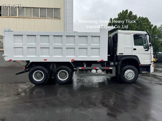 Xe tải tự đổ HOWO 6x4 với khung gầm 6 × 4 được gia cố bằng động cơ 371HP và thân xe chở hàng có độ bền cao cho khai thác mỏ ở Nigeria