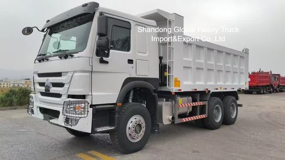 Xe tải tự đổ HOWO 8 × 4 với động cơ 420 mã lực và khung gầm hạng nặng cho hoạt động khai thác mỏ ở Tanzania