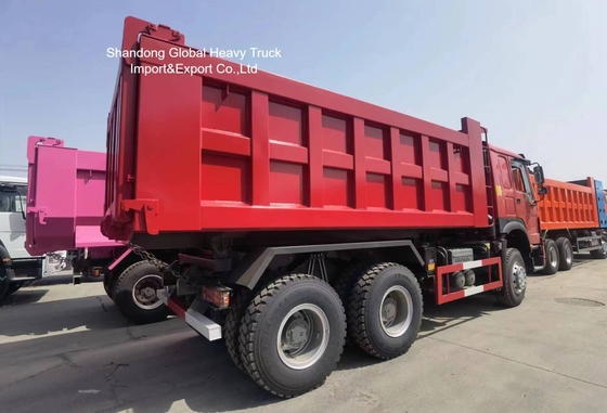 Thương hiệu gốc Trung Quốc HOWO / Shacman 380hp/371hp 6X4 8X4 Xe ben khai thác mỏ 10/12 bánh