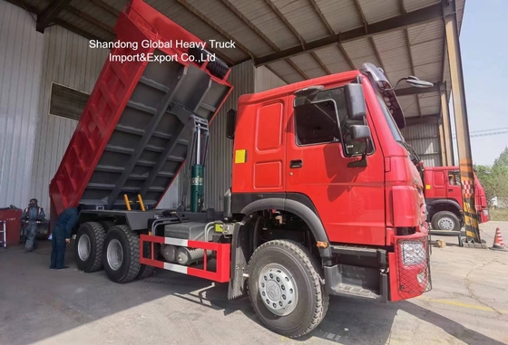 Thương hiệu gốc Trung Quốc HOWO / Shacman 380hp/371hp 6X4 8X4 Xe ben khai thác mỏ 10/12 bánh