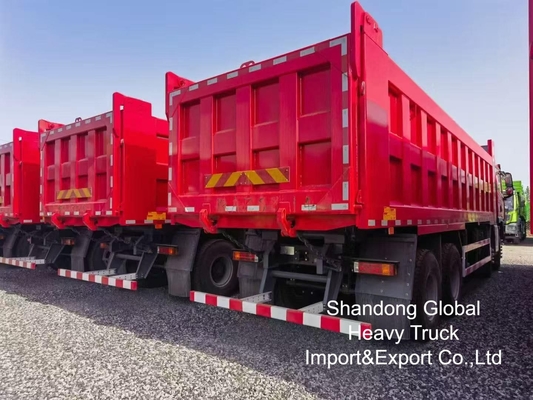 Thương hiệu gốc Trung Quốc HOWO / Shacman 380hp/371hp 6X4 8X4 Xe ben khai thác mỏ 10/12 bánh