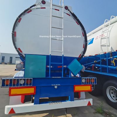 Rơ moóc ben xăng dầu 3 trục 45000L bằng thép carbon