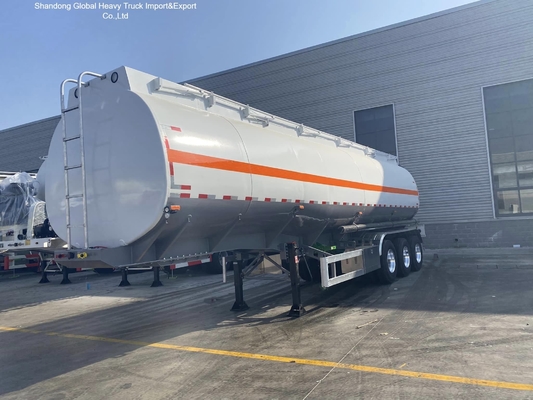 3 trục thép carbon Q345B 45000L xe chở nhiên liệu Semi trailer