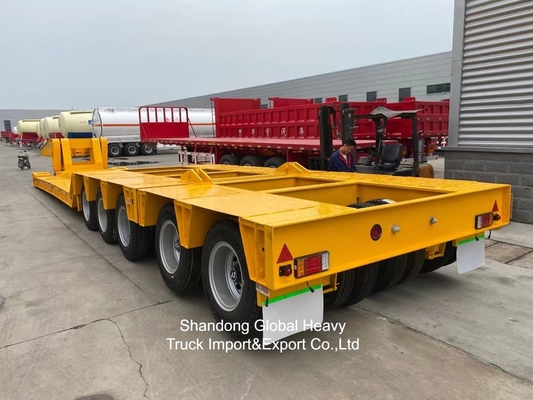 5 Axle 10 Axle 120 Ton Heavy Duty Low Bed Semi Trailer for Heavy Equipment Transport