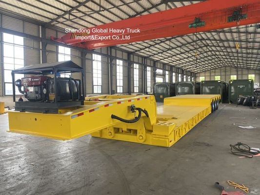 Rơ moóc sàn thấp 3 trục để vận chuyển thiết bị hạng nặng